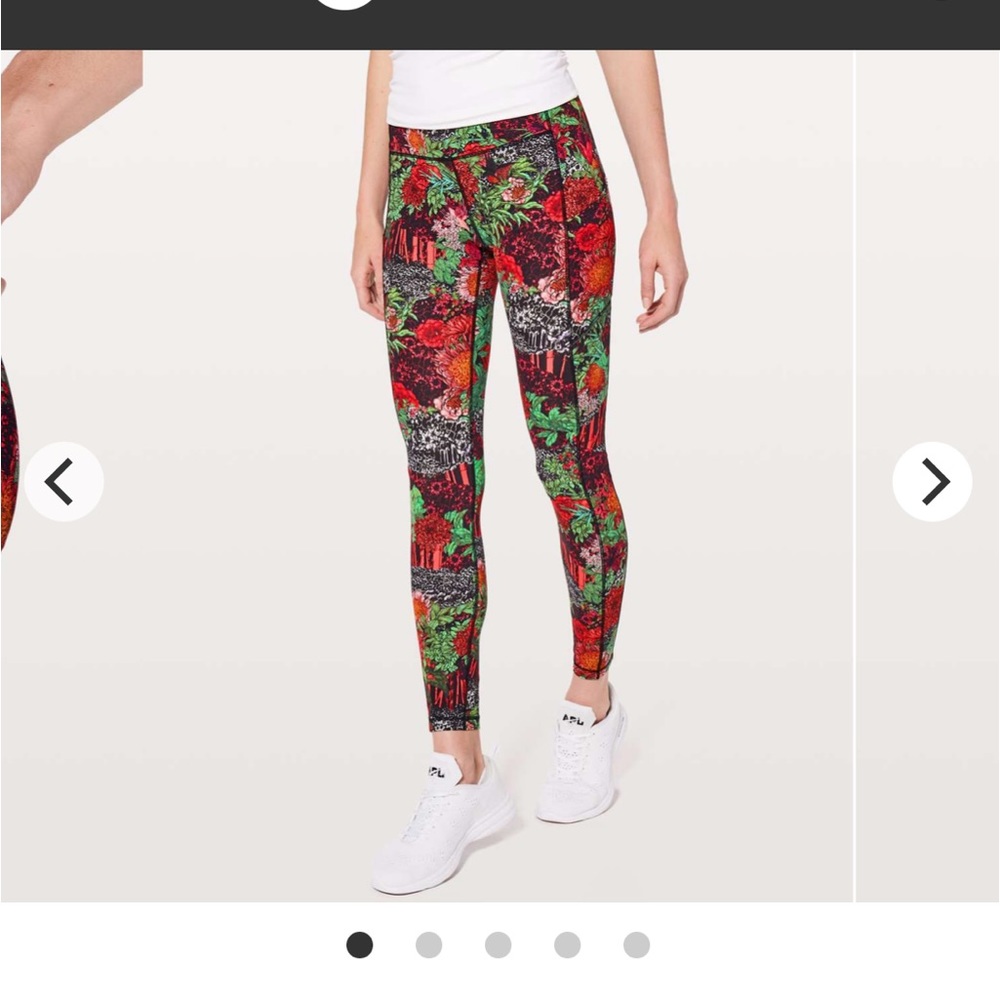 Lululemon Speed Up Tight Luxtreme Zen Garden Multi in Size 4